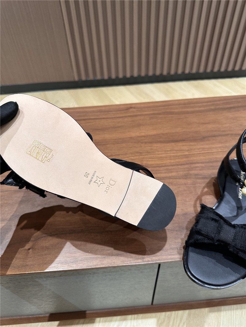 D10r new embroidered sandals replica shoes