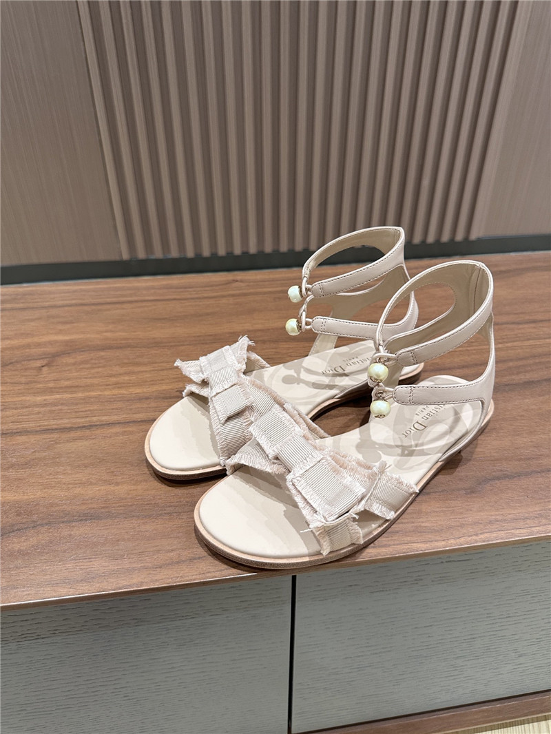 D10r new embroidered sandals replica shoes