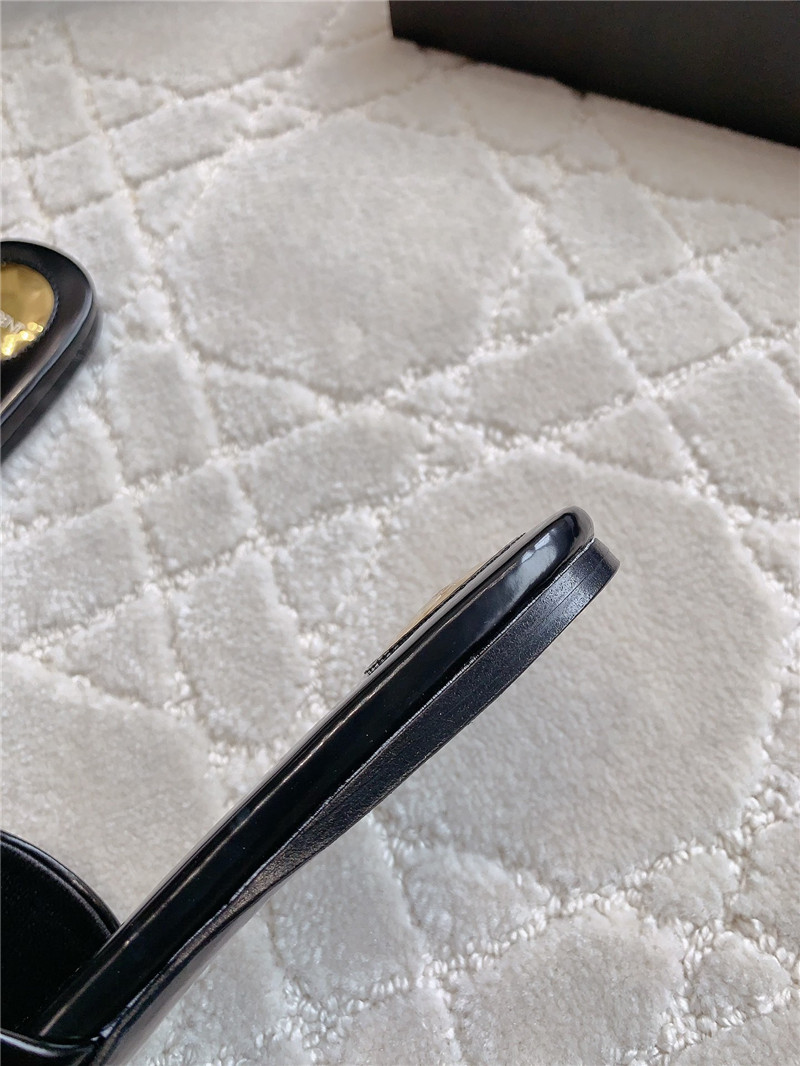 y51 pointed toe hollow kitten heel shoes Marg*e1a replica shoes