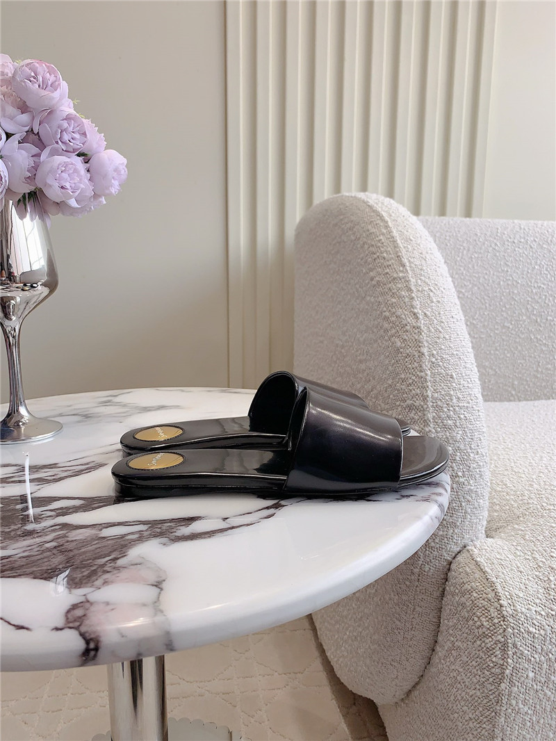 YSL pointed toe hollow kitten heel shoes margiela replica shoes