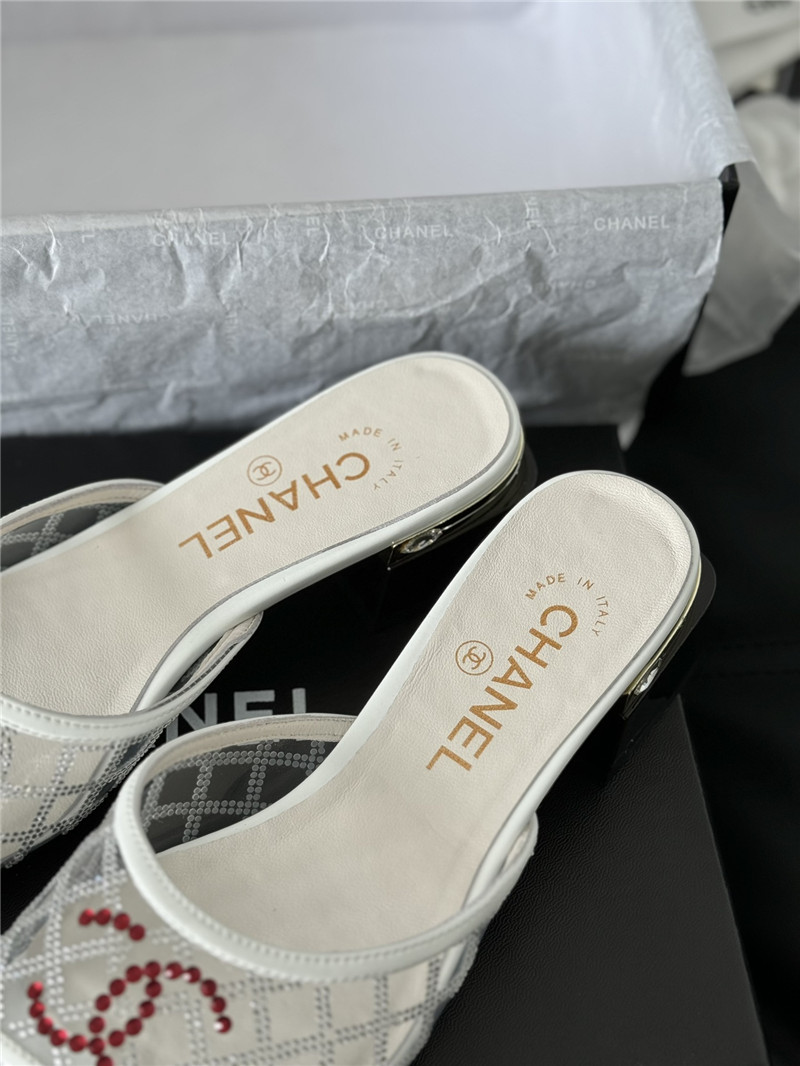 Chanel hot diamond slippers maison margiela replica shoes