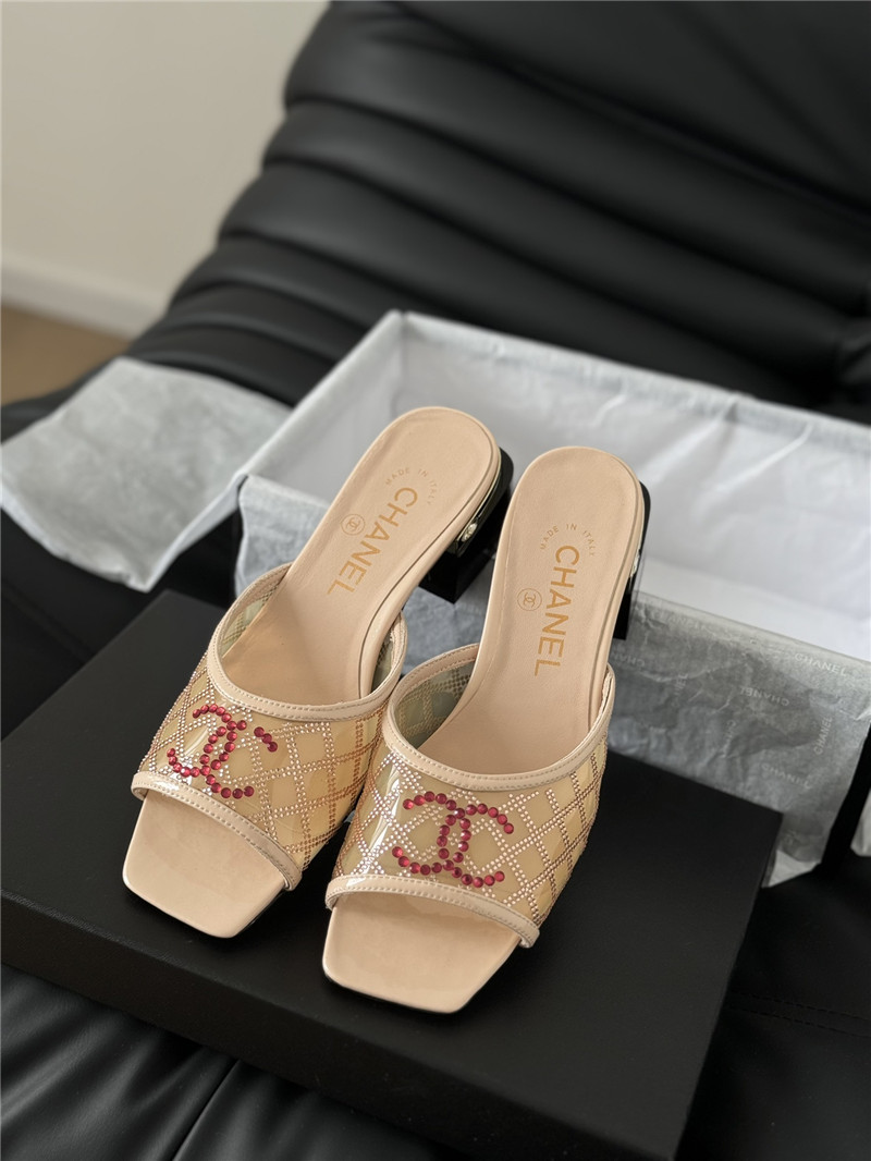 Chanel hot diamond slippers maison margiela replica shoes