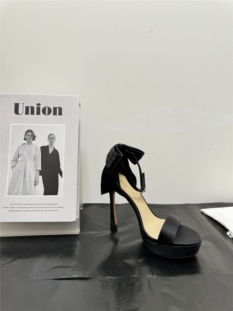 d10r bow platform high heels Marg*e1a replica shoes