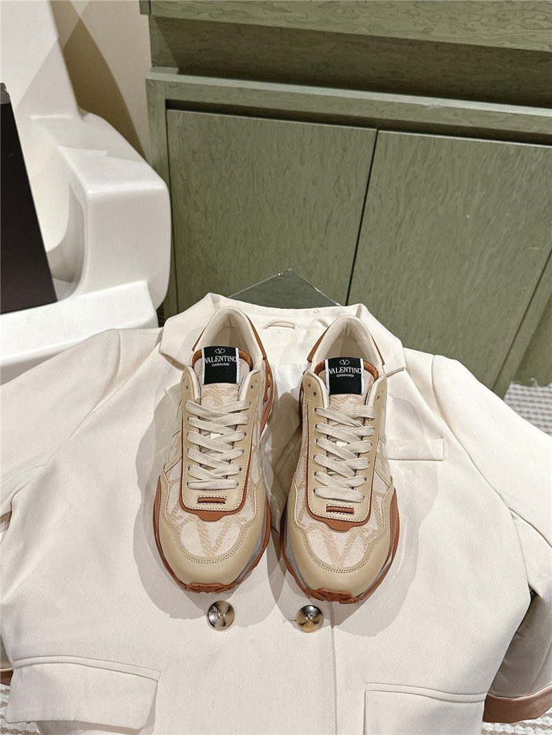 Va1e*ntin0 women’s brown sneakers