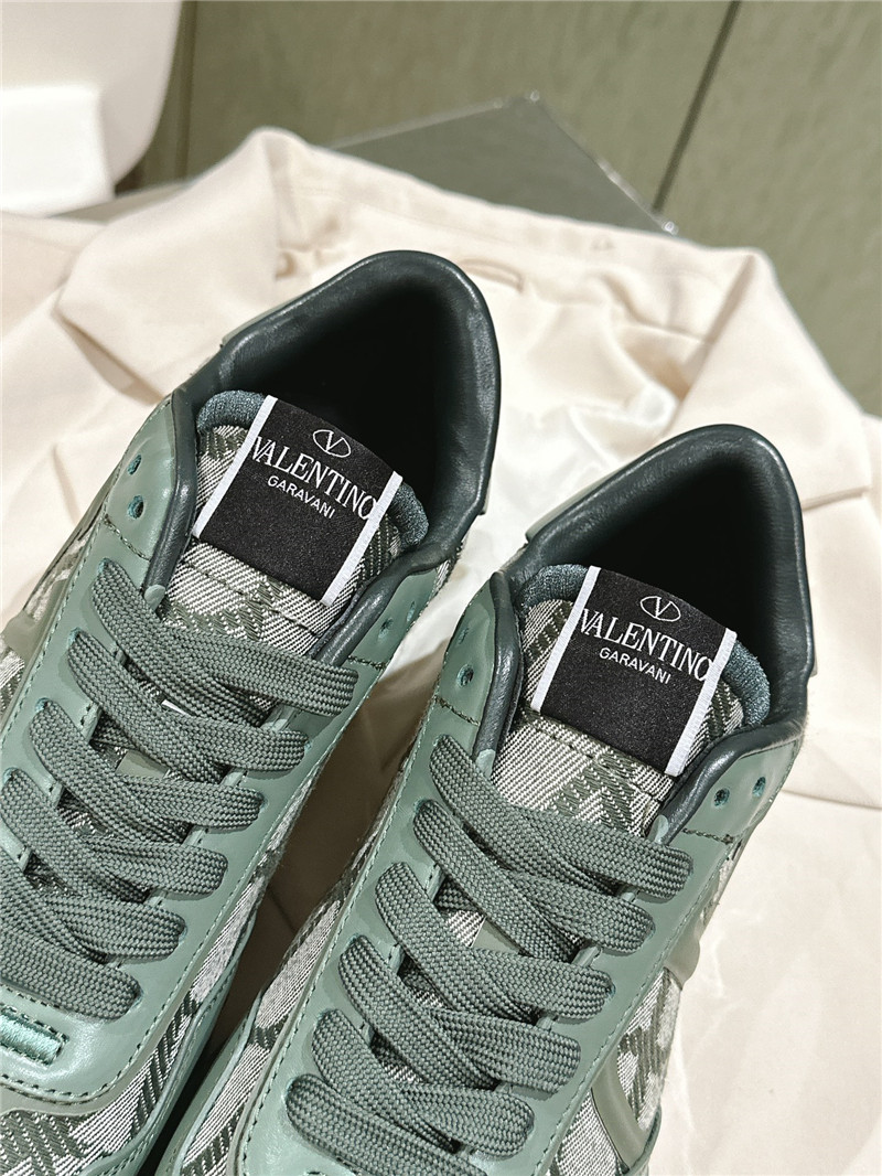 Va1e*ntin0 women green sneakers
