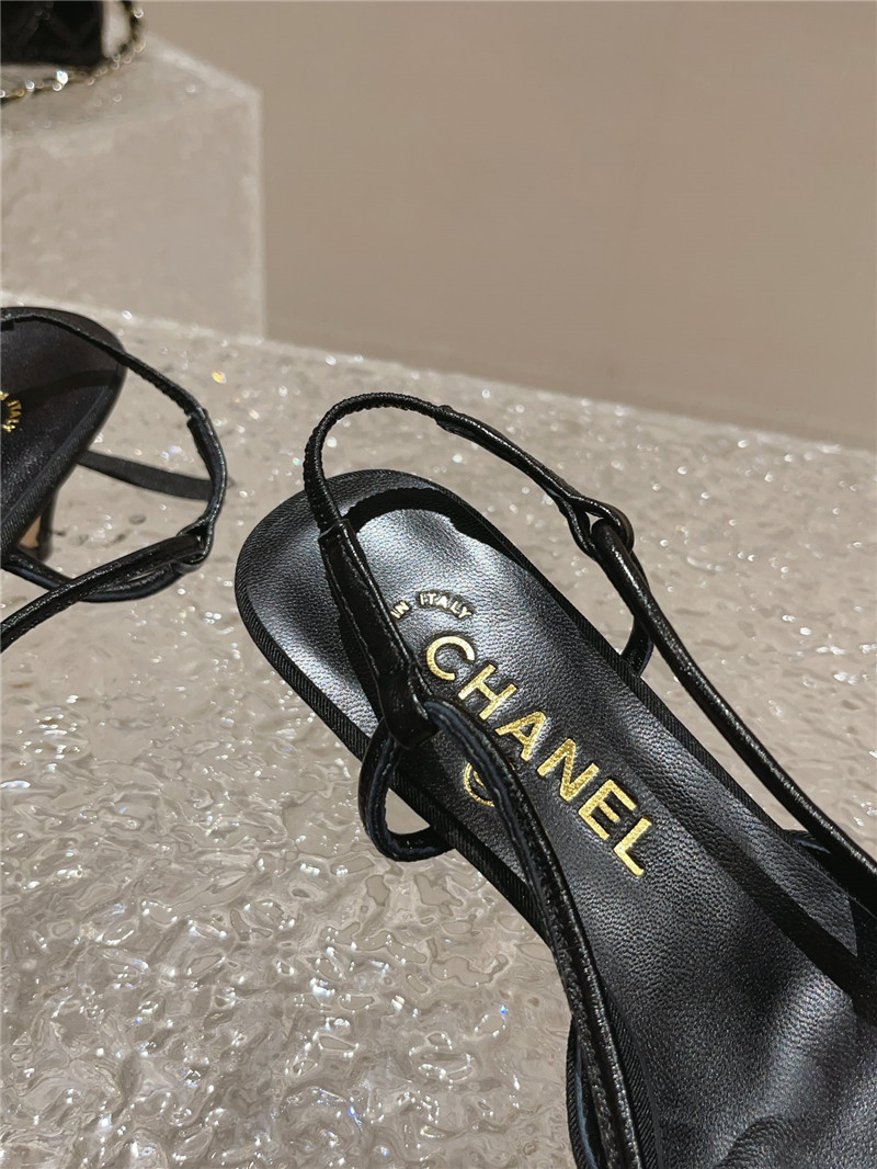 ch**el small square toe high heels Marg*e1a replica shoes