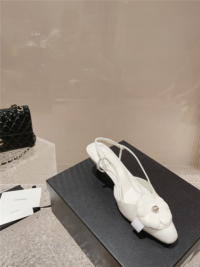 ch**el small square toe high heels Marg*e1a replica shoes