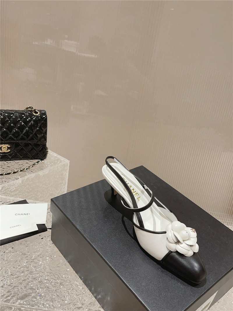 ch**el small square toe high heels Marg*e1a replica shoes