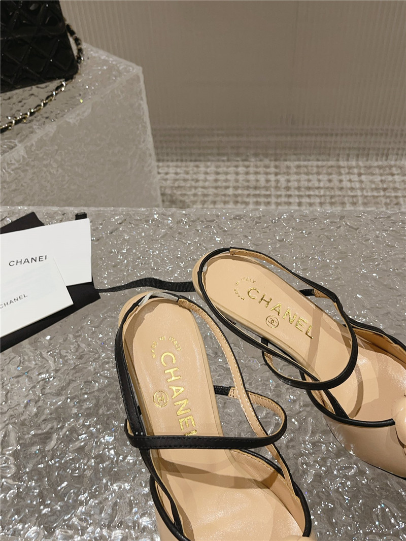 ch**el small square toe high heels Marg*e1a replica shoes