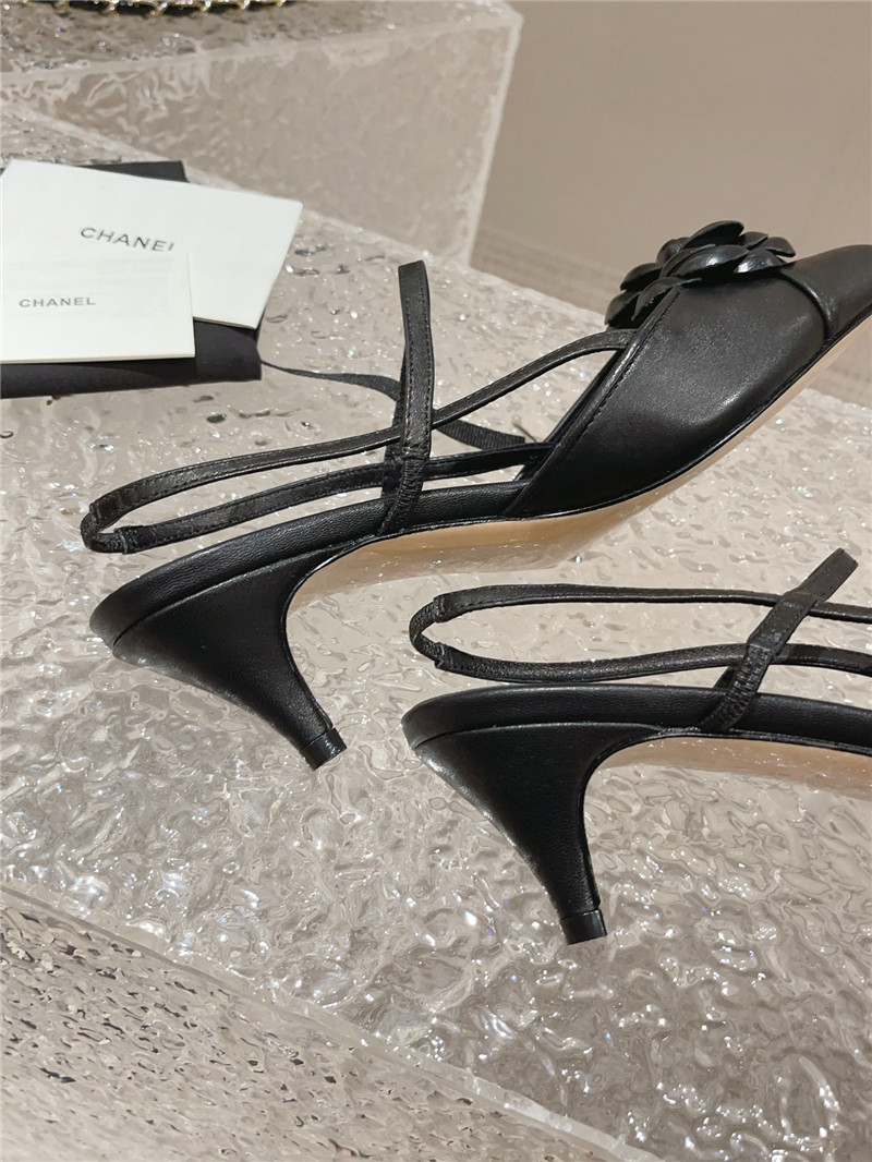 Chanel small square toe high heels margiela replica shoes