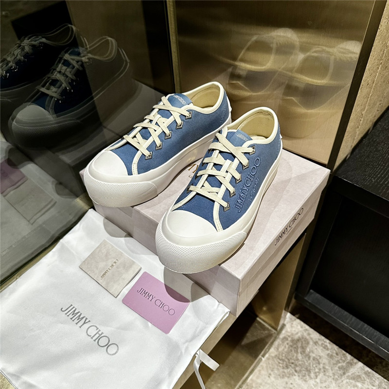 Jimmy Choo Palma Maxi Sneakers Blue