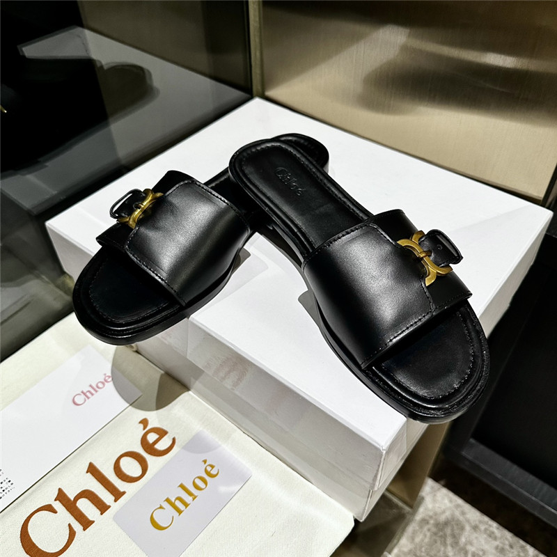 chloé leather slippers ma1s0n Marg*e1a replica shoes