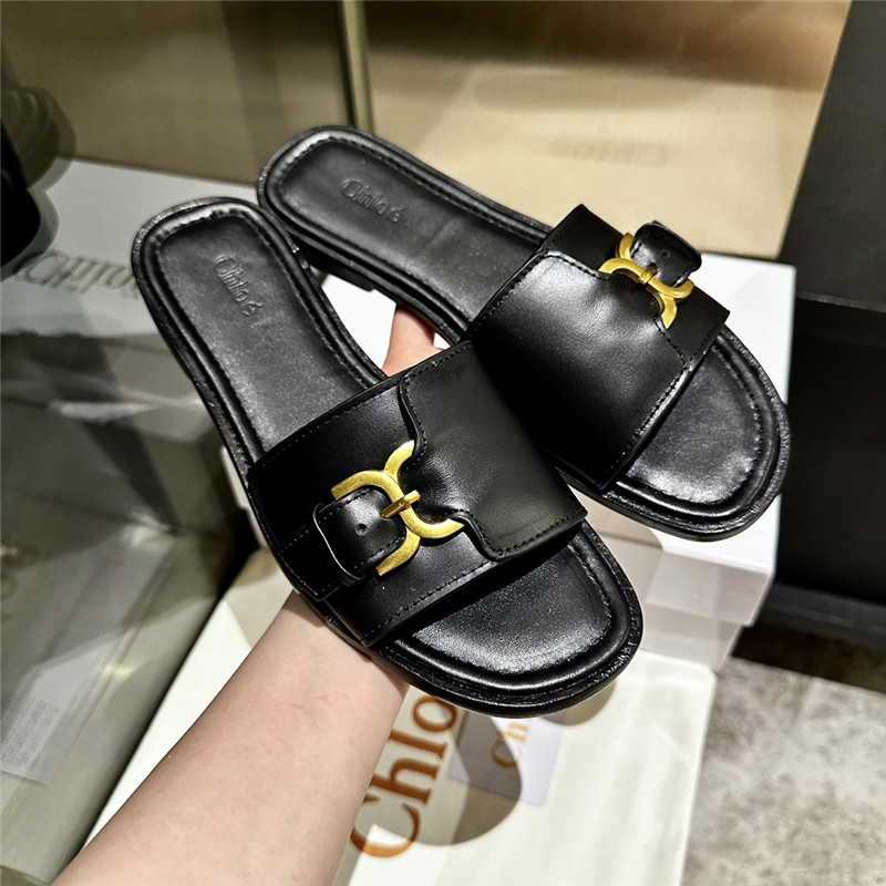 chloé leather slippers ma1s0n Marg*e1a replica shoes