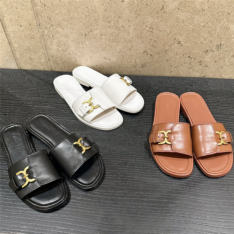 chloé leather slippers ma1s0n Marg*e1a replica shoes