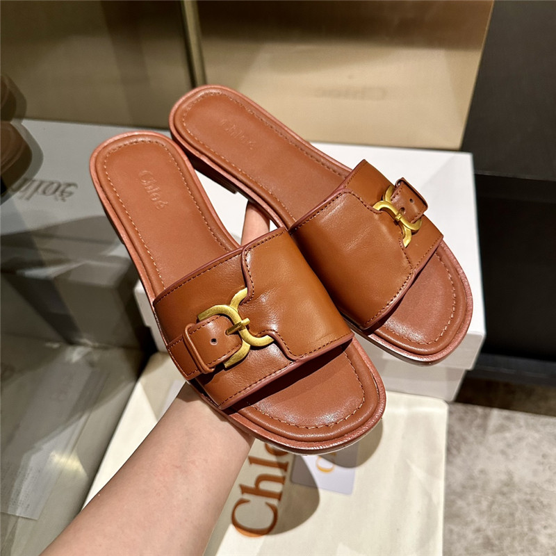 chloé leather slippers ma1s0n Marg*e1a replica shoes