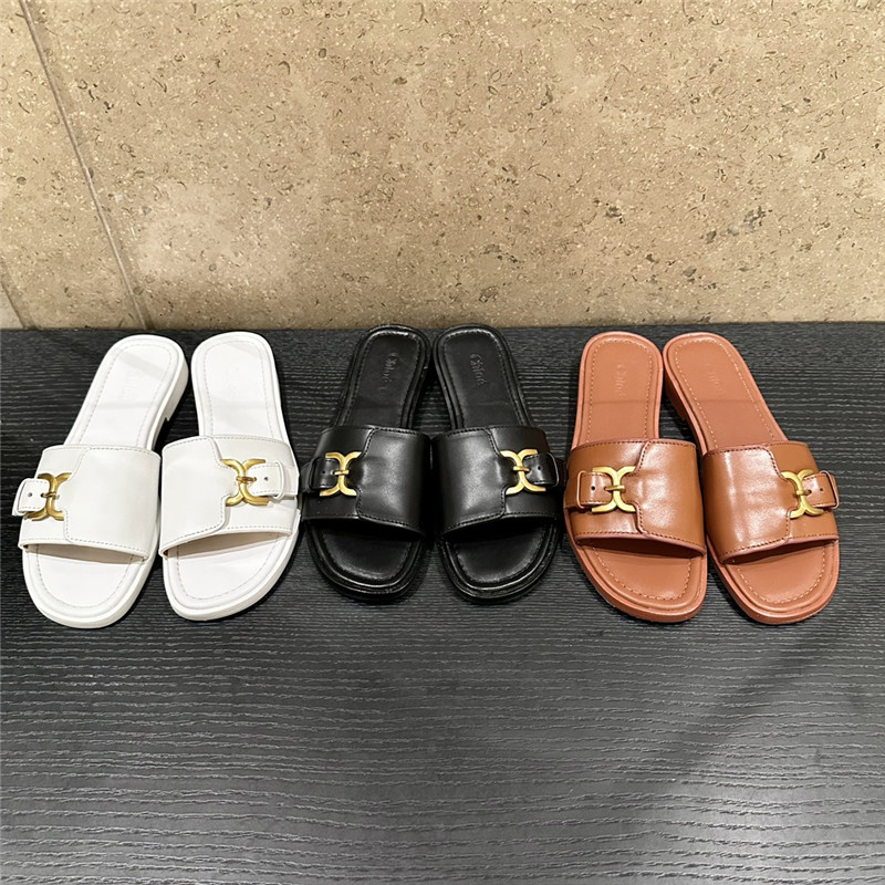 chloé leather slippers ma1s0n Marg*e1a replica shoes
