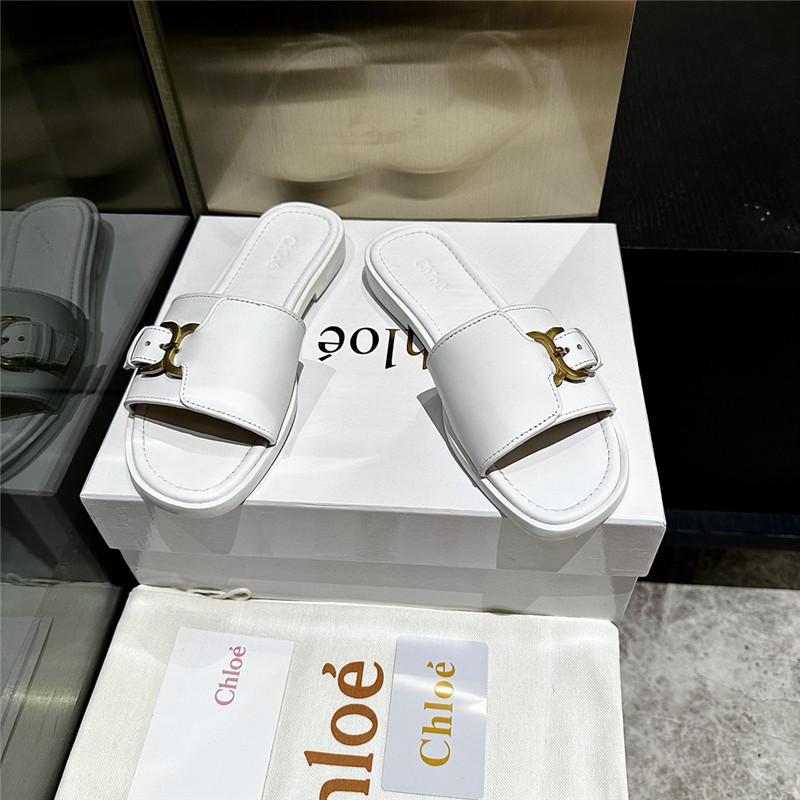 chloé leather slippers ma1s0n Marg*e1a replica shoes