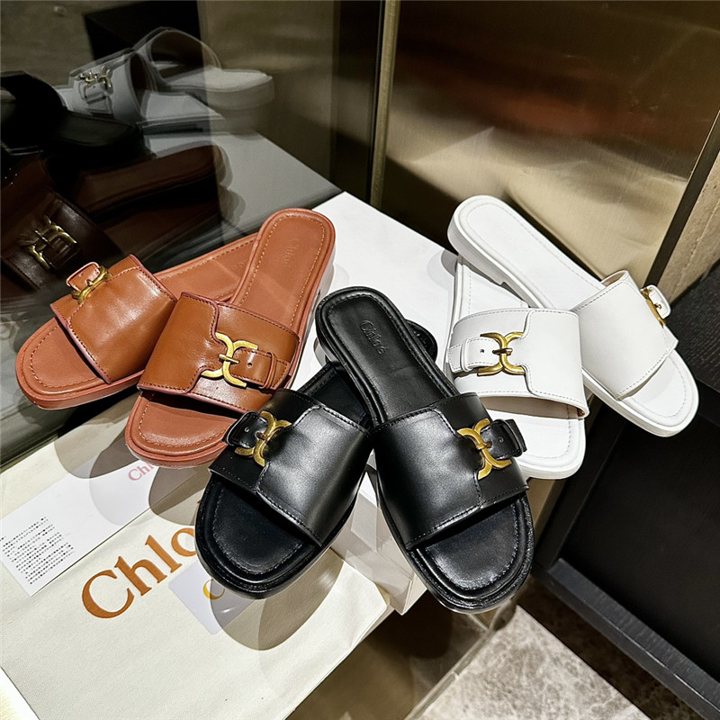 chloé leather slippers ma1s0n Marg*e1a replica shoes