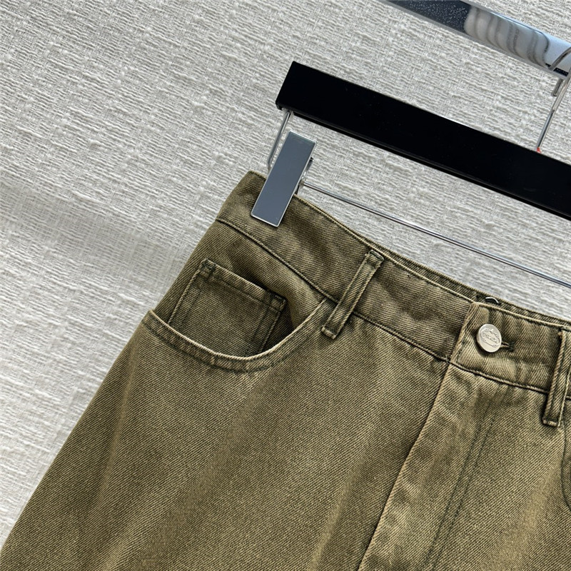 prada vintage green cargo pocket skirt replica clothing sites