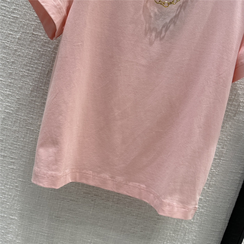 l0vis Vvtt0n lv girly pink t-shirt replica clothing sites