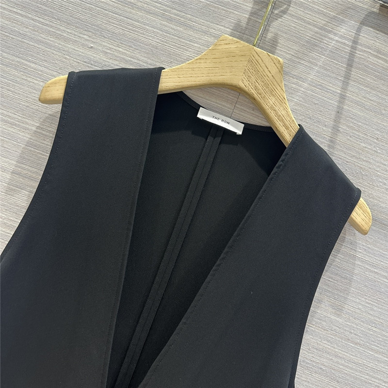 The R0w deep v large cardigan vest dress replicas clothes
