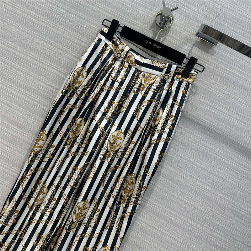 l0vis Vvtt0n lv silk straight pants replica designer clothing websites