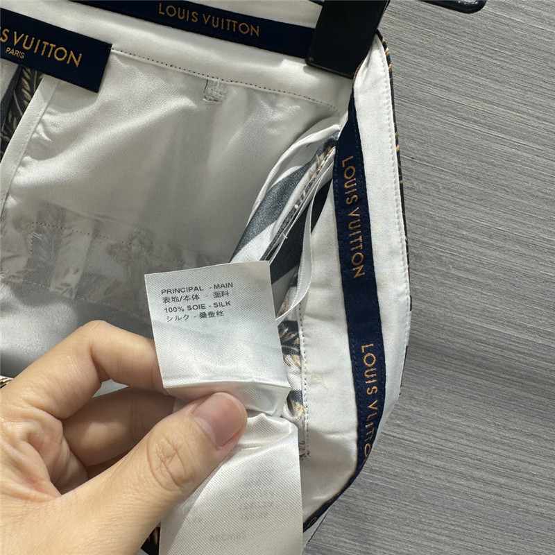 l0vis Vvtt0n lv silk straight pants replica designer clothing websites