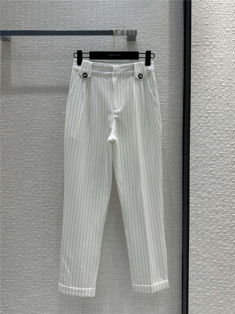 louis vuitton LV pinstripe radish pants replicas clothes