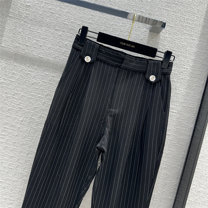 louis vuitton LV pinstripe radish pants replicas clothes