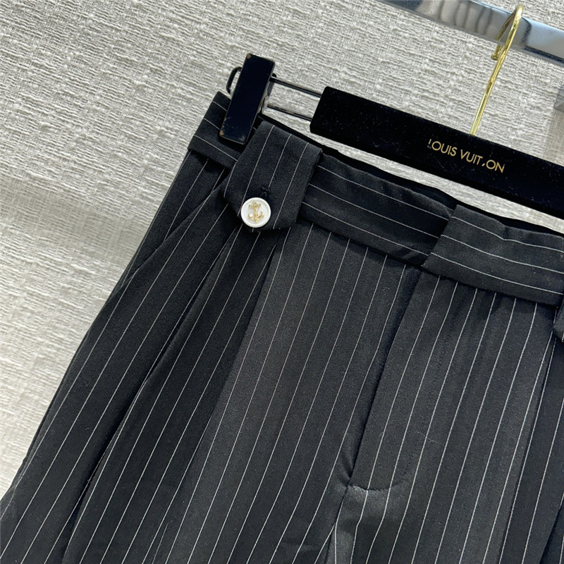 louis vuitton LV pinstripe radish pants replicas clothes