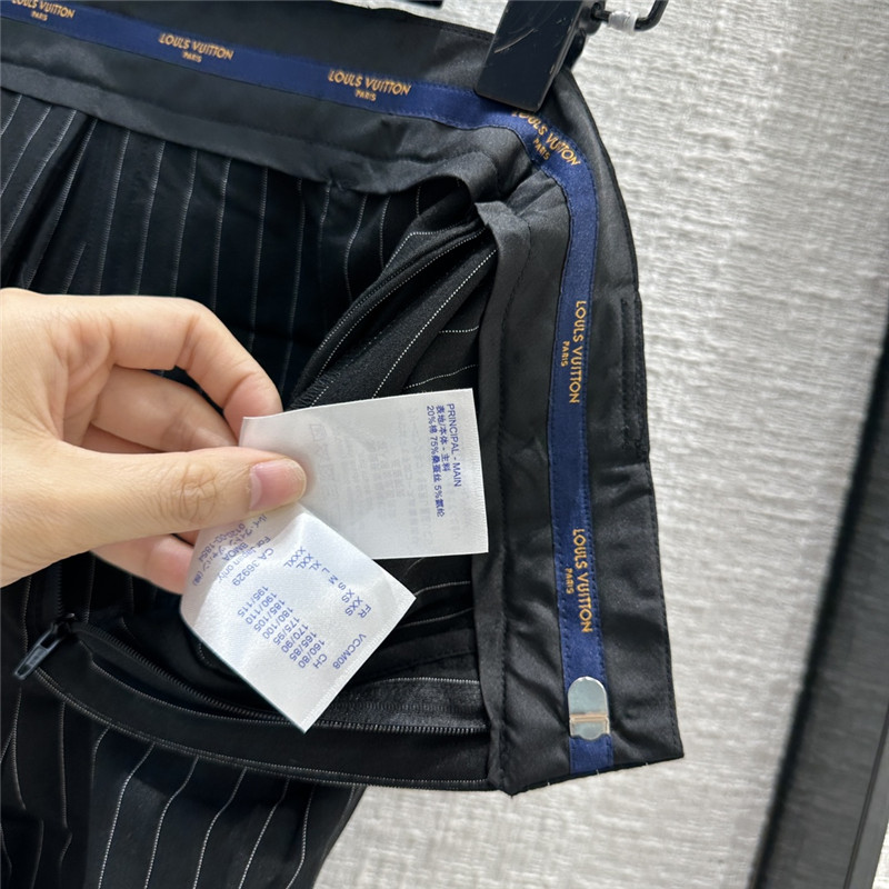 louis vuitton LV pinstripe radish pants replicas clothes