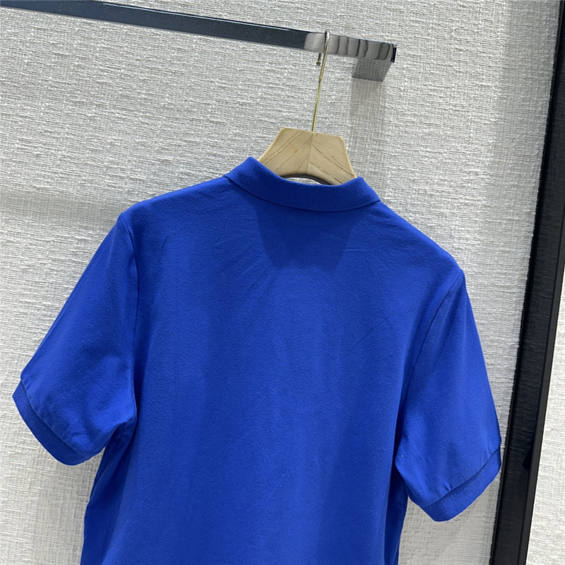 Moncler logo embroidered polo top replica clothing sites