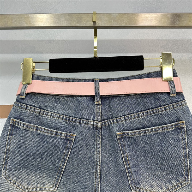 L0ew* new denim shorts replica designer clothing websites