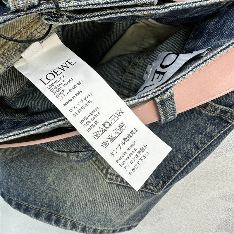 L0ew* new denim shorts replica designer clothing websites