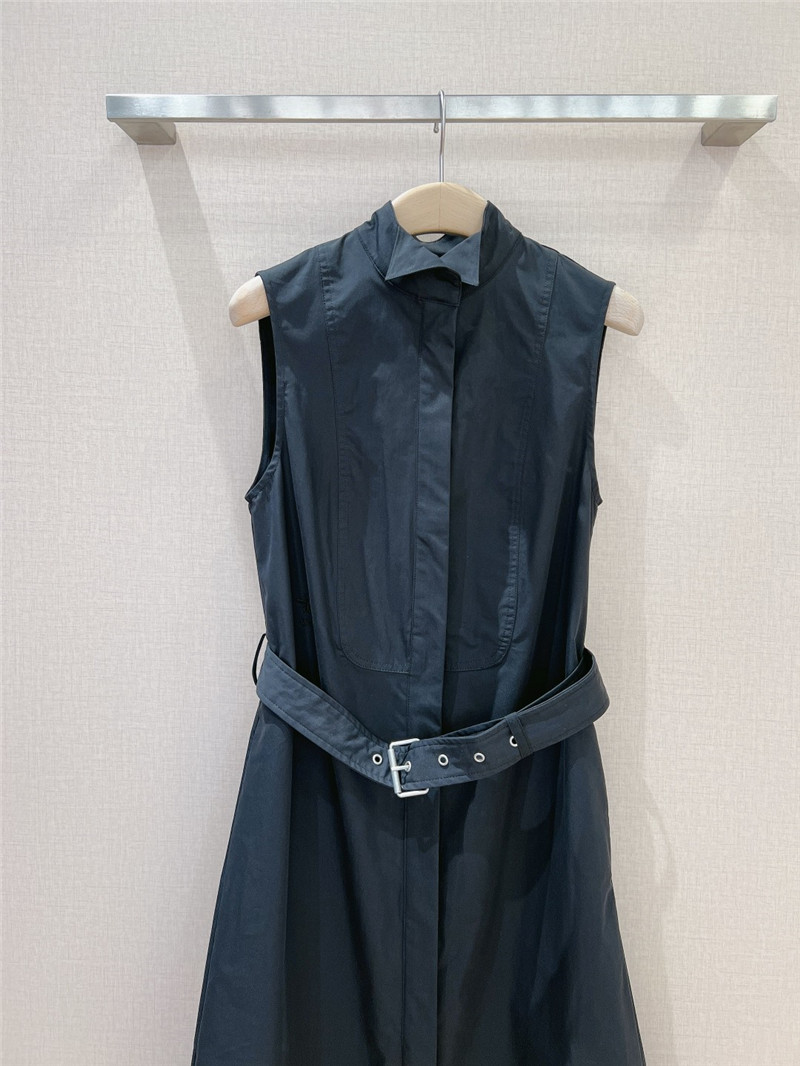 D10r sleeveless belted shirt dress replica designer clothes