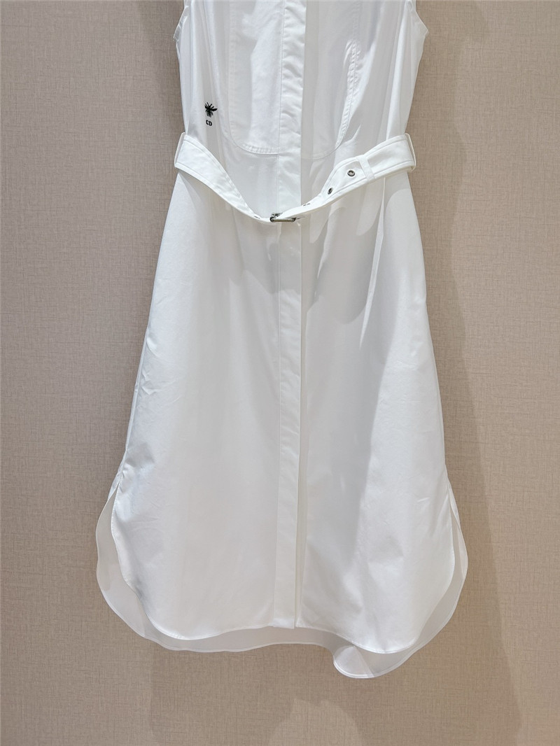 D10r sleeveless belted shirt dress replica designer clothes