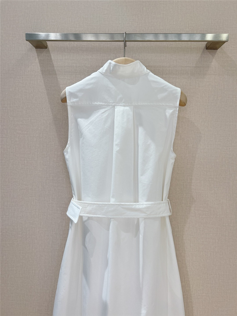 D10r sleeveless belted shirt dress replica designer clothes