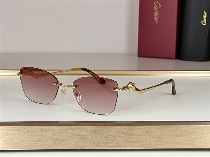 CARTIER classic leopard head series sunglasses