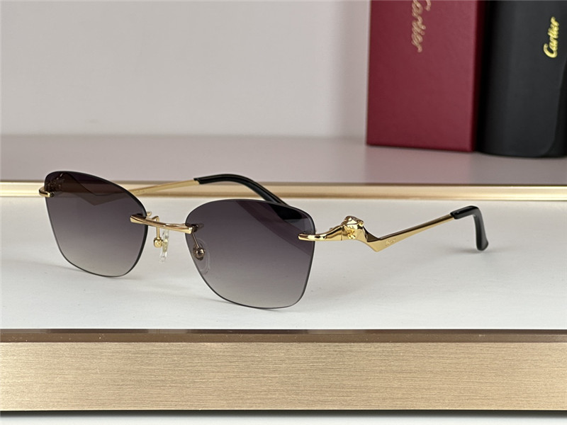 CARTIER classic leopard head series sunglasses