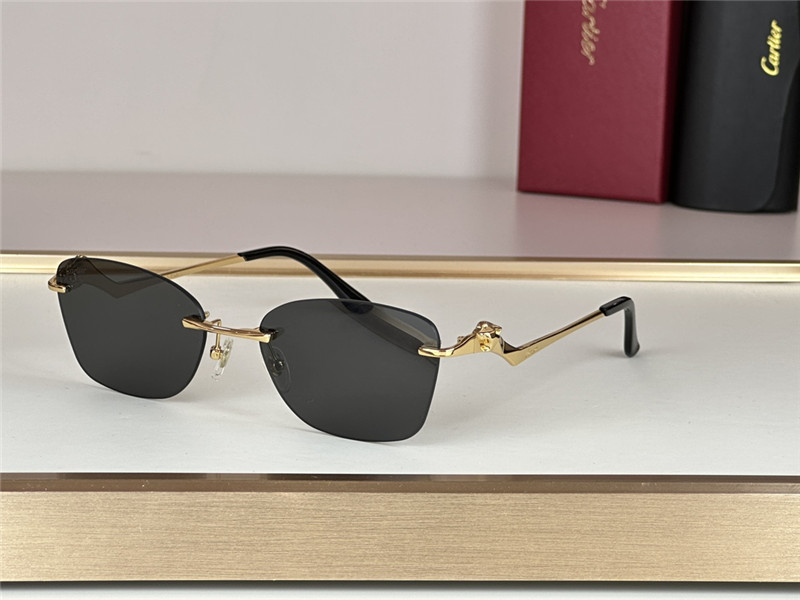CARTIER classic leopard head series sunglasses