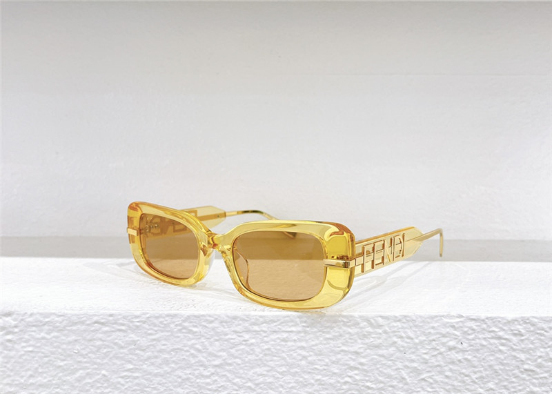 F**di acetate F**digraphy rectangular glasses