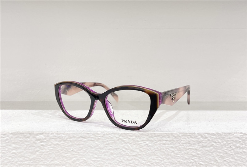 Pra*a stylish triangle logo optical glasses frames