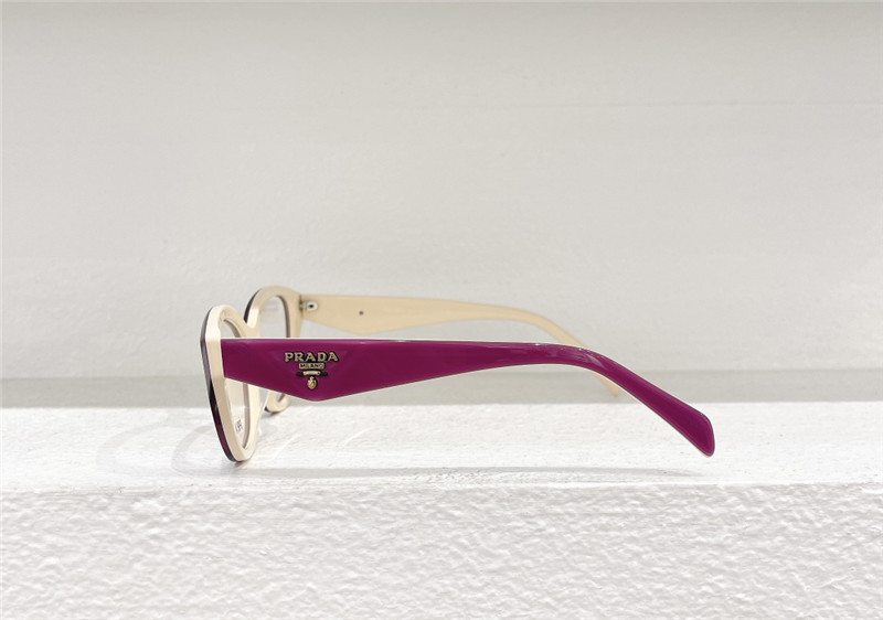 Pra*a stylish triangle logo optical glasses frames