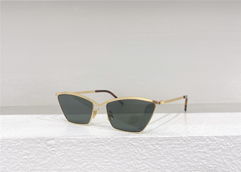 YSL thin-rim alloy small glasses