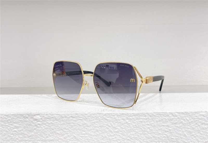 miumiu hollow square sunglasses