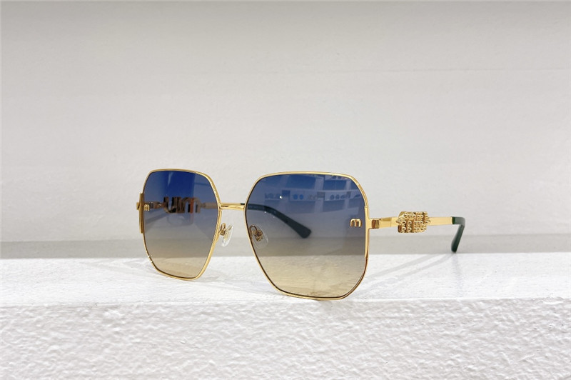 M1um1u large square frame sunglasses