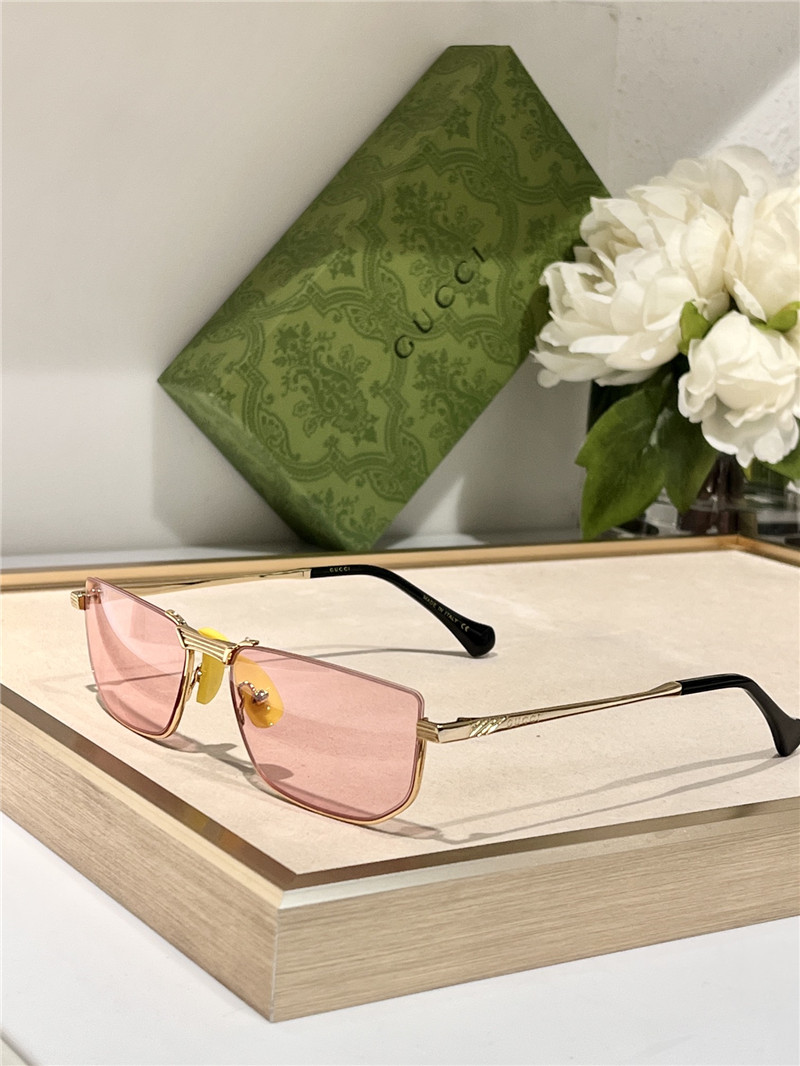 Gvc*1 rectangular frame sunglasses