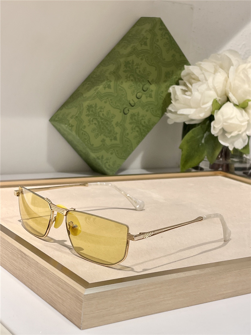 Gvc*1 rectangular frame sunglasses