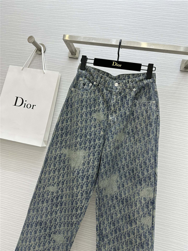 D10r mid-high waist presbyopic straight jeans replica clothing