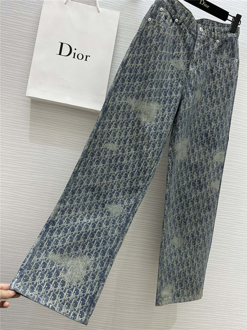 D10r mid-high waist presbyopic straight jeans replica clothing